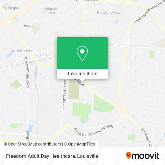 Mapa de Freedom Adult Day Healthcare