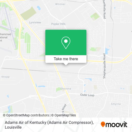 Adams Air of Kentucky (Adams Air Compressor) map