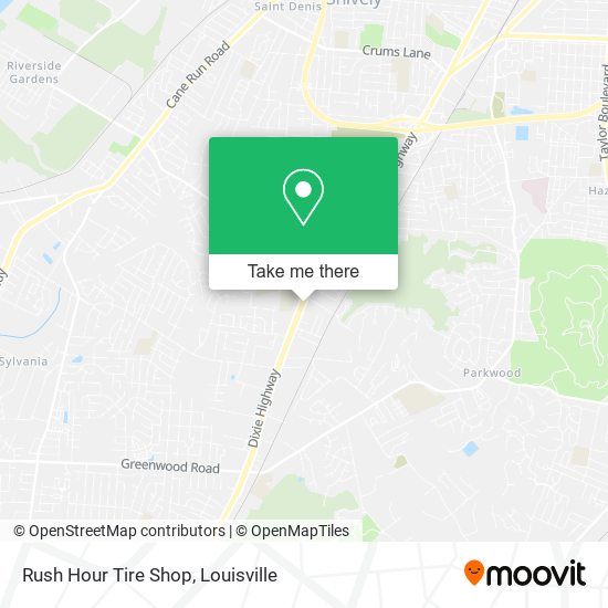 Mapa de Rush Hour Tire Shop