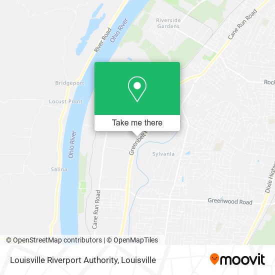 Louisville Riverport Authority map