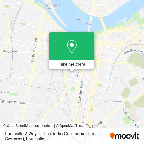 Mapa de Louisville 2 Way Radio (Radio Communications Systems)