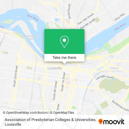 Association of Presbyterian Colleges & Universities map
