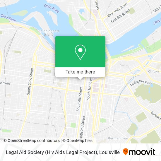 Mapa de Legal Aid Society (Hiv Aids Legal Project)