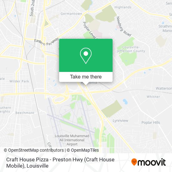 Craft House Pizza - Preston Hwy (Craft House Mobile) map