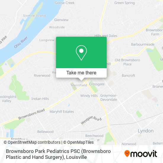 Brownsboro Park Pediatrics PSC (Brownsboro Plastic and Hand Surgery) map