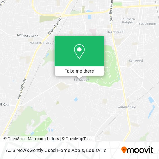 Mapa de AJ'S New&Gently Used Home Appls