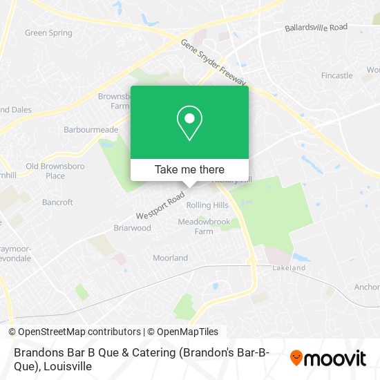 Brandons Bar B Que & Catering (Brandon's Bar-B-Que) map