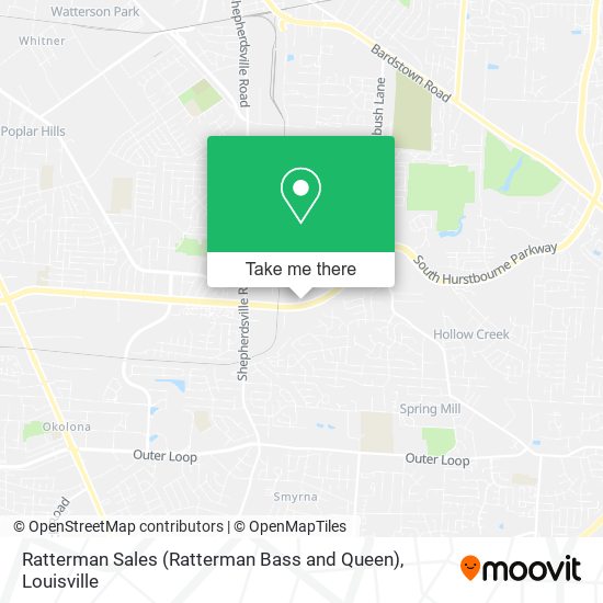 Ratterman Sales (Ratterman Bass and Queen) map