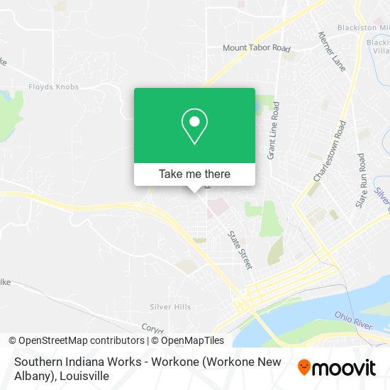 Southern Indiana Works - Workone (Workone New Albany) map