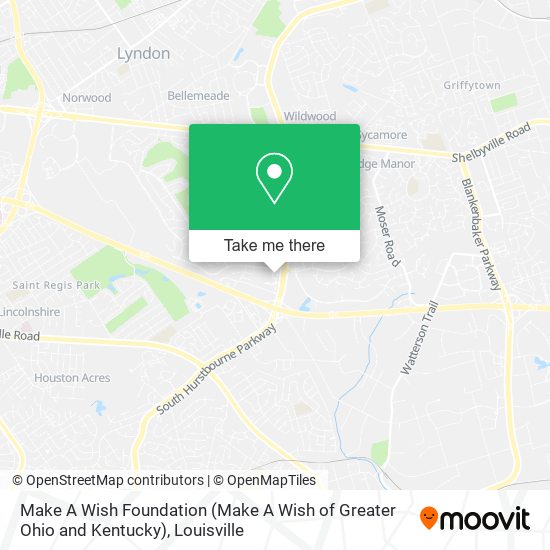 Make A Wish Foundation (Make A Wish of Greater Ohio and Kentucky) map