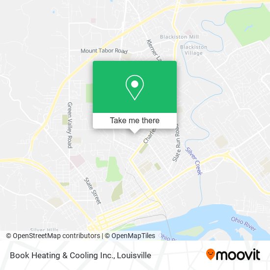 Book Heating & Cooling Inc. map