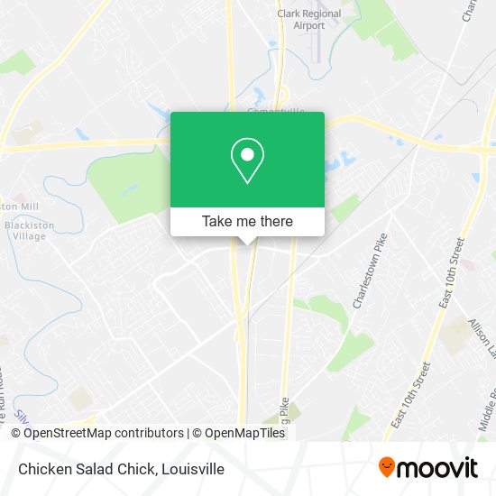 Mapa de Chicken Salad Chick