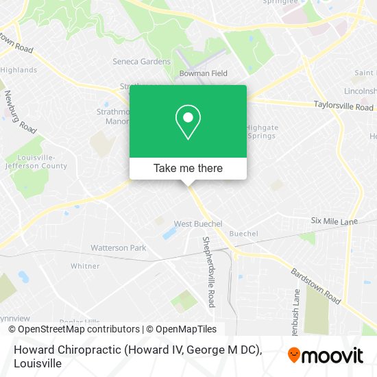 Mapa de Howard Chiropractic (Howard IV, George M DC)