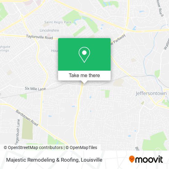 Majestic Remodeling & Roofing map