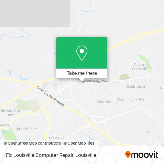 Fix Louisville Computer Repair map