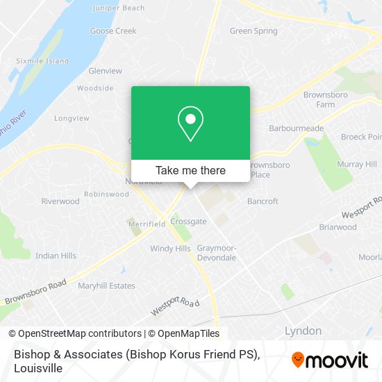 Mapa de Bishop & Associates (Bishop Korus Friend PS)