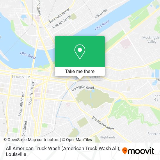 All American Truck Wash map
