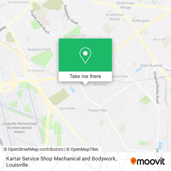 Kartar Service Shop Mechanical and Bodywork map