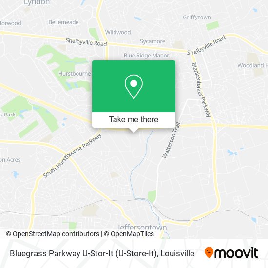 Mapa de Bluegrass Parkway U-Stor-It (U-Store-It)