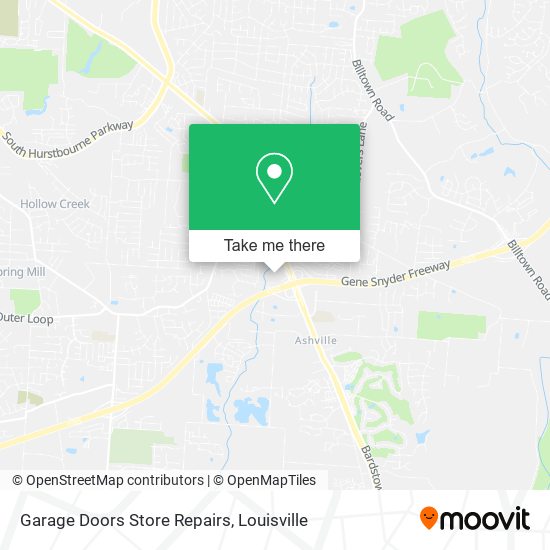 Garage Doors Store Repairs map