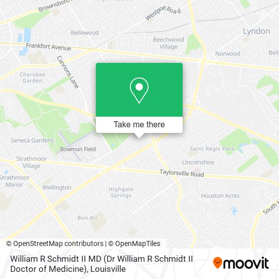 Mapa de William R Schmidt II MD (Dr William R Schmidt II Doctor of Medicine)