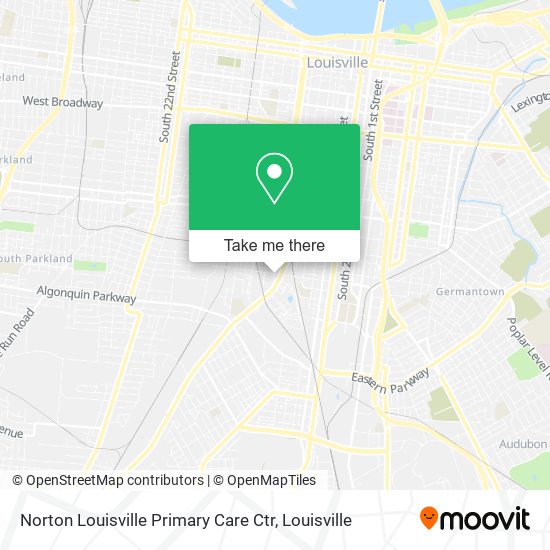 Norton Louisville Primary Care Ctr map