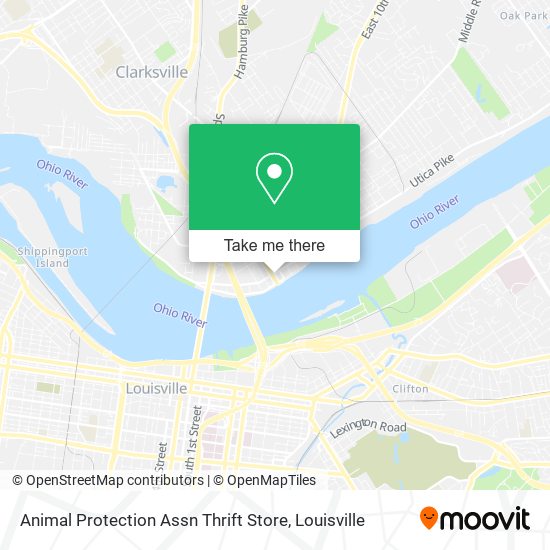 Animal Protection Assn Thrift Store map