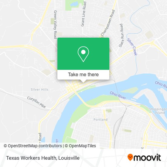 Texas Workers Health map