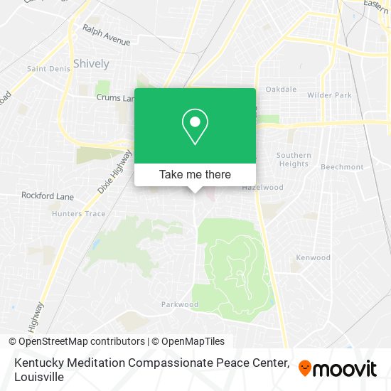 Kentucky Meditation Compassionate Peace Center map