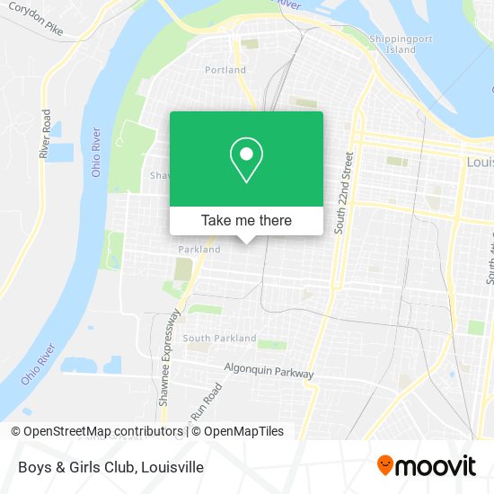 Boys & Girls Club map