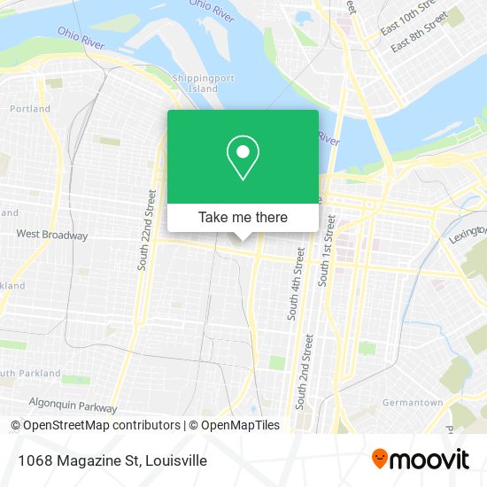 1068 Magazine St map