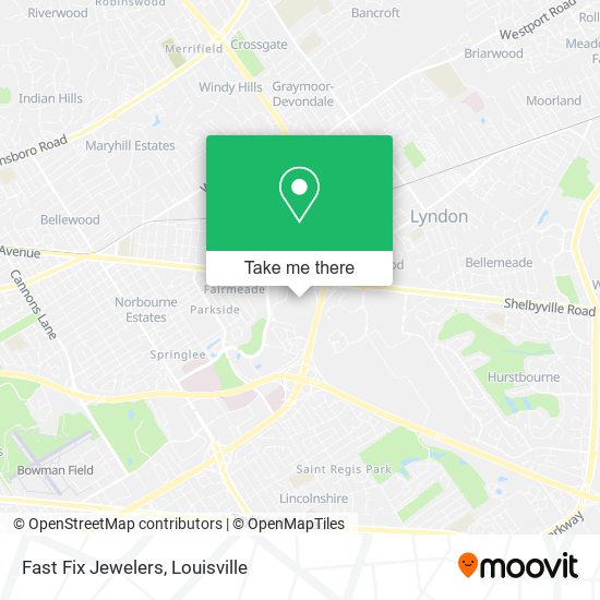 Fast Fix Jewelers map