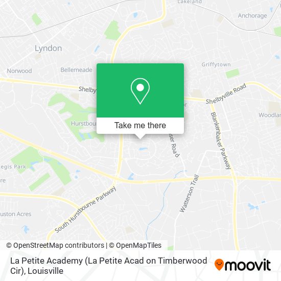 La Petite Academy (La Petite Acad on Timberwood Cir) map