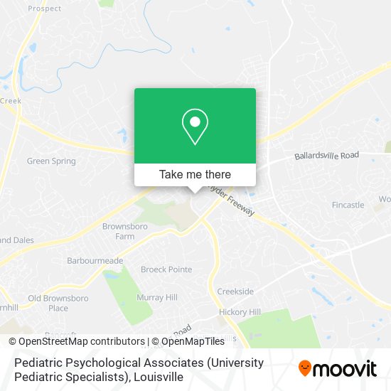 Pediatric Psychological Associates (University Pediatric Specialists) map