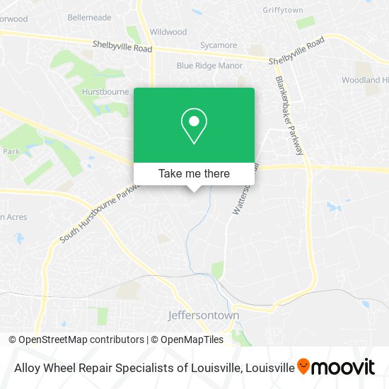Alloy Wheel Repair Specialists of Louisville map
