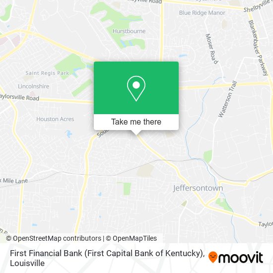 First Financial Bank (First Capital Bank of Kentucky) map