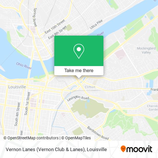 Vernon Lanes (Vernon Club & Lanes) map