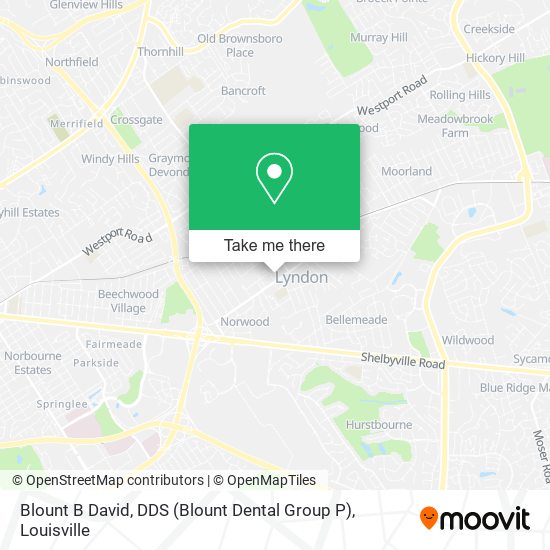 Blount B David, DDS (Blount Dental Group P) map