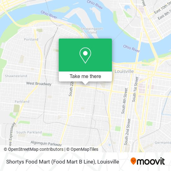 Mapa de Shortys Food Mart (Food Mart B Line)