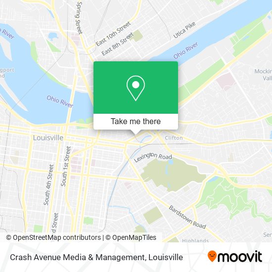 Crash Avenue Media & Management map