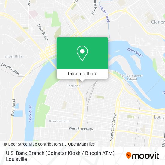 U.S. Bank Branch (Coinstar Kiosk / Bitcoin ATM) map