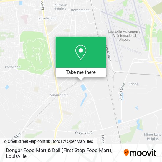 Mapa de Dongar Food Mart & Deli (First Stop Food Mart)