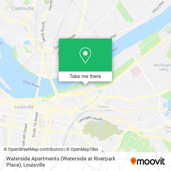 Waterside Apartments (Waterside at Riverpark Place) map