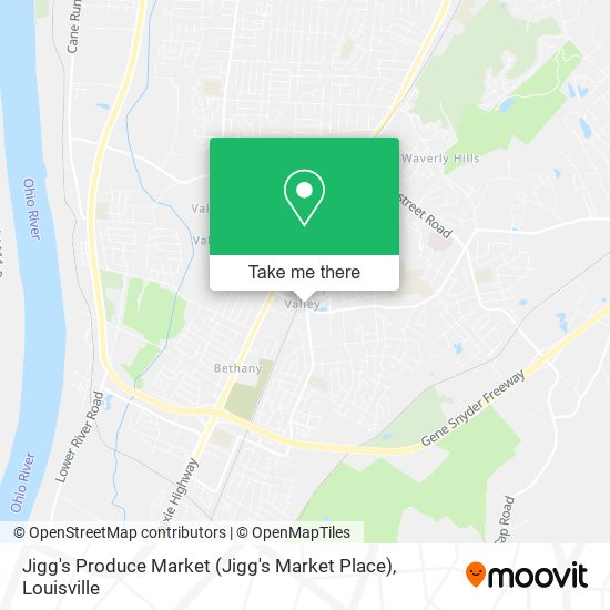 Jigg's Produce Market map