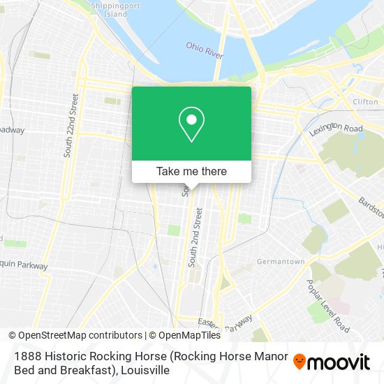 Mapa de 1888 Historic Rocking Horse (Rocking Horse Manor Bed and Breakfast)