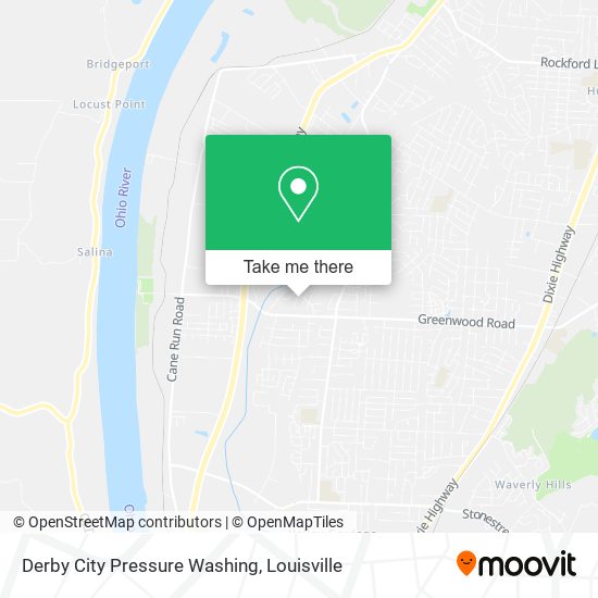 Derby City Pressure Washing map