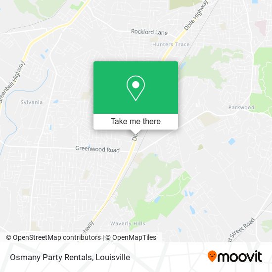 Osmany Party Rentals map