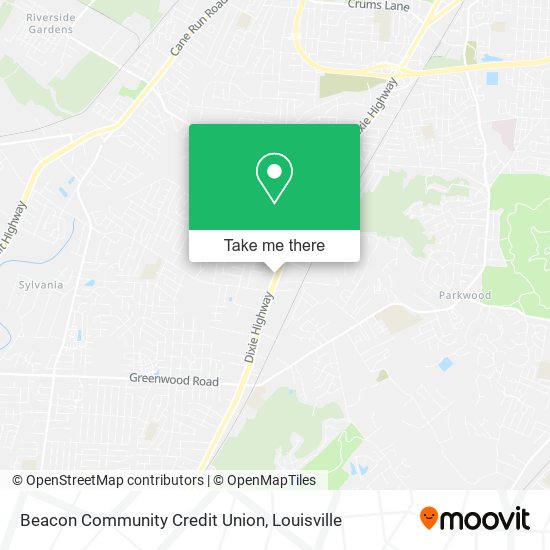 Mapa de Beacon Community Credit Union