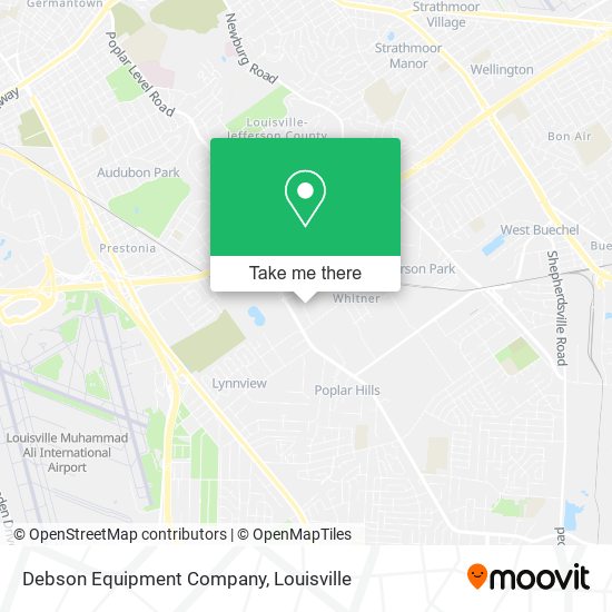 Debson Equipment Company map