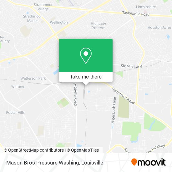 Mason Bros Pressure Washing map